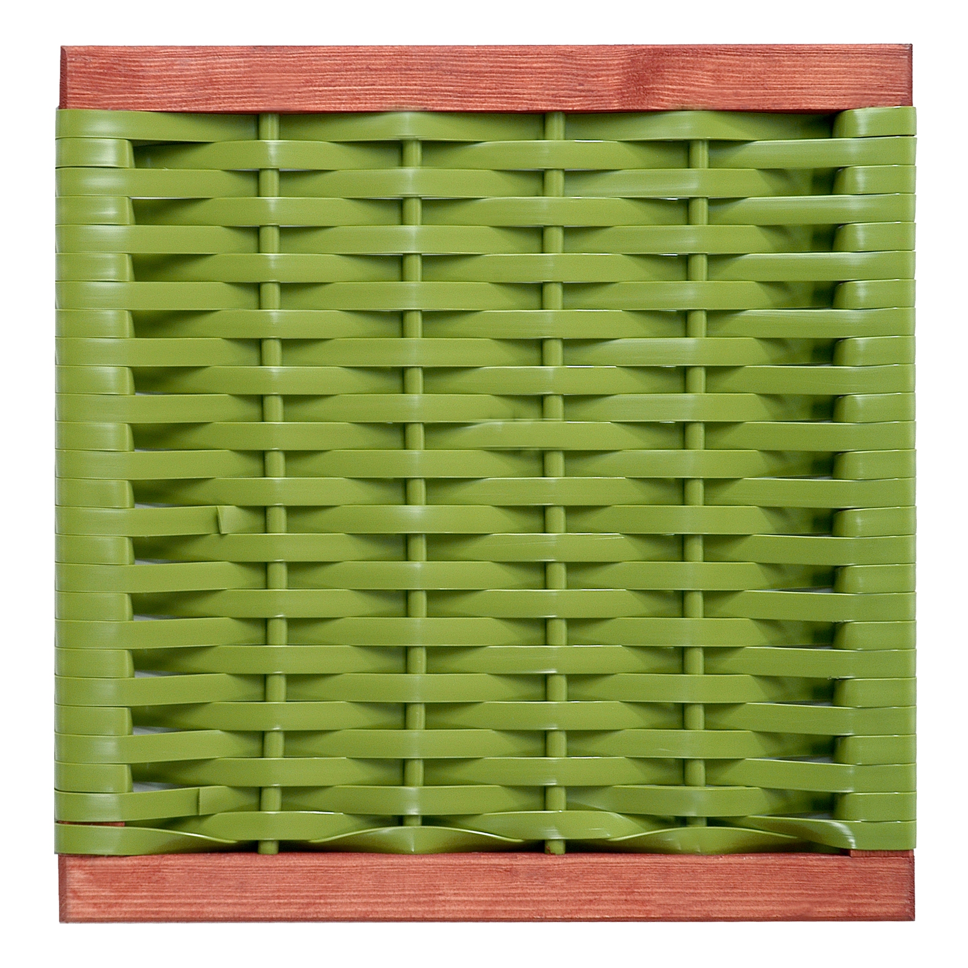 Muster Geflecht PVC hellgrün