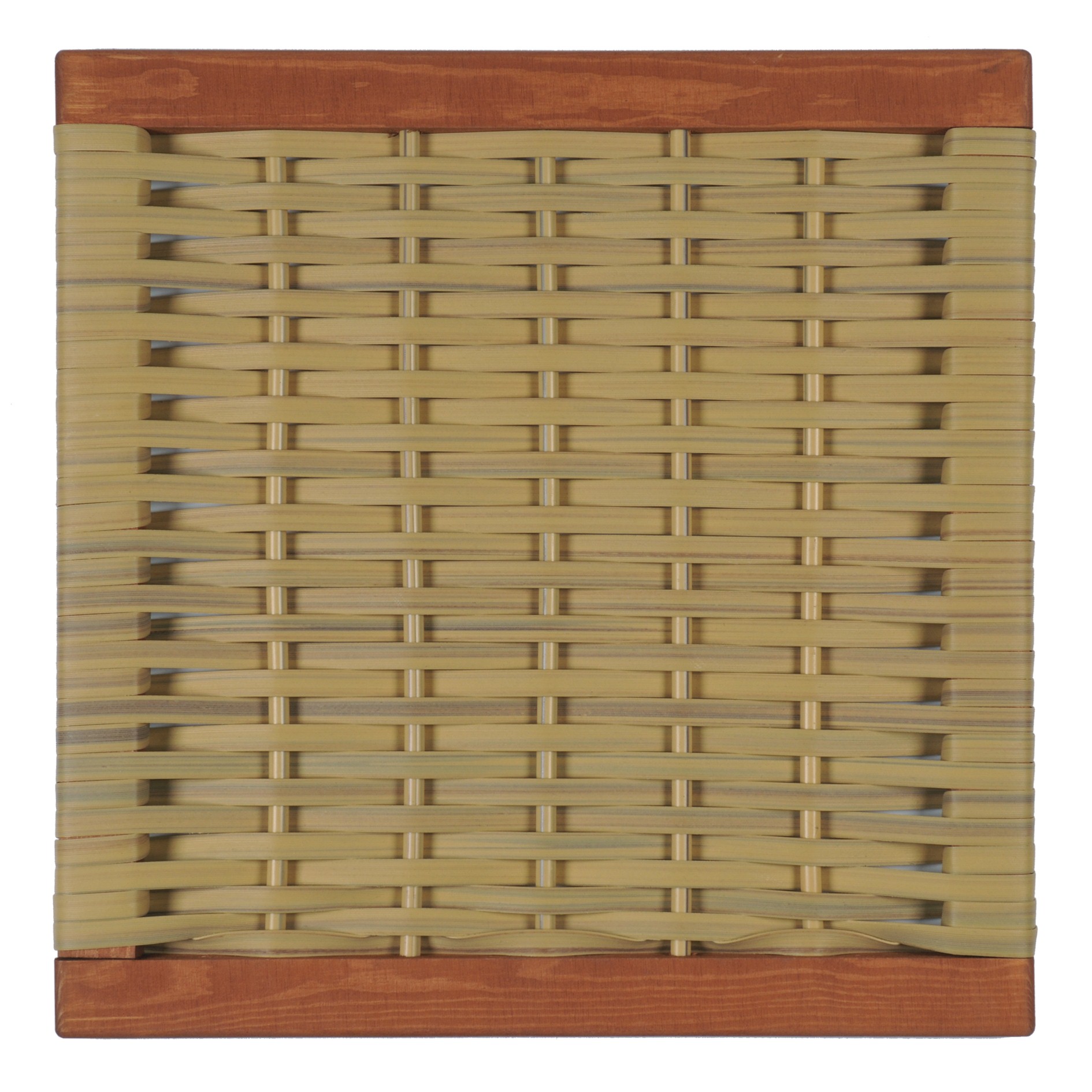 Muster Geflecht PE beige