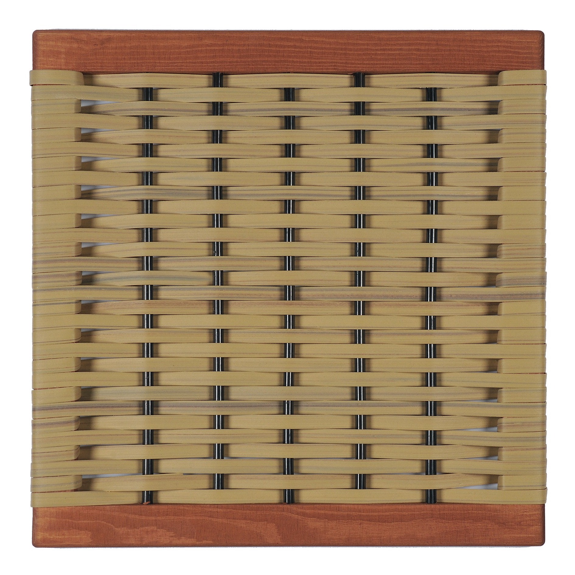 Muster Geflecht PE beige-cappuccino
