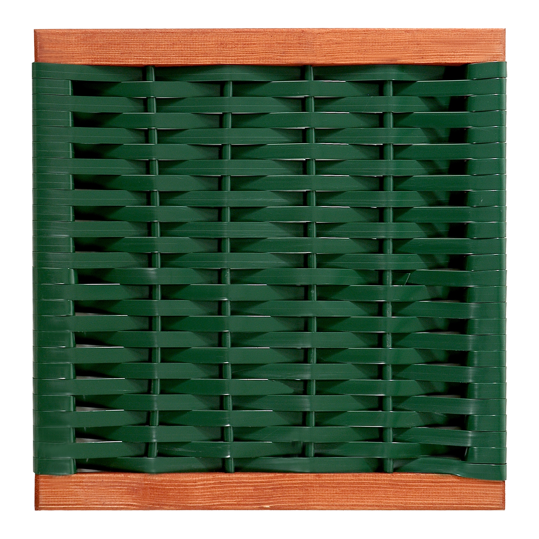 Muster Geflecht PVC moosgrün
