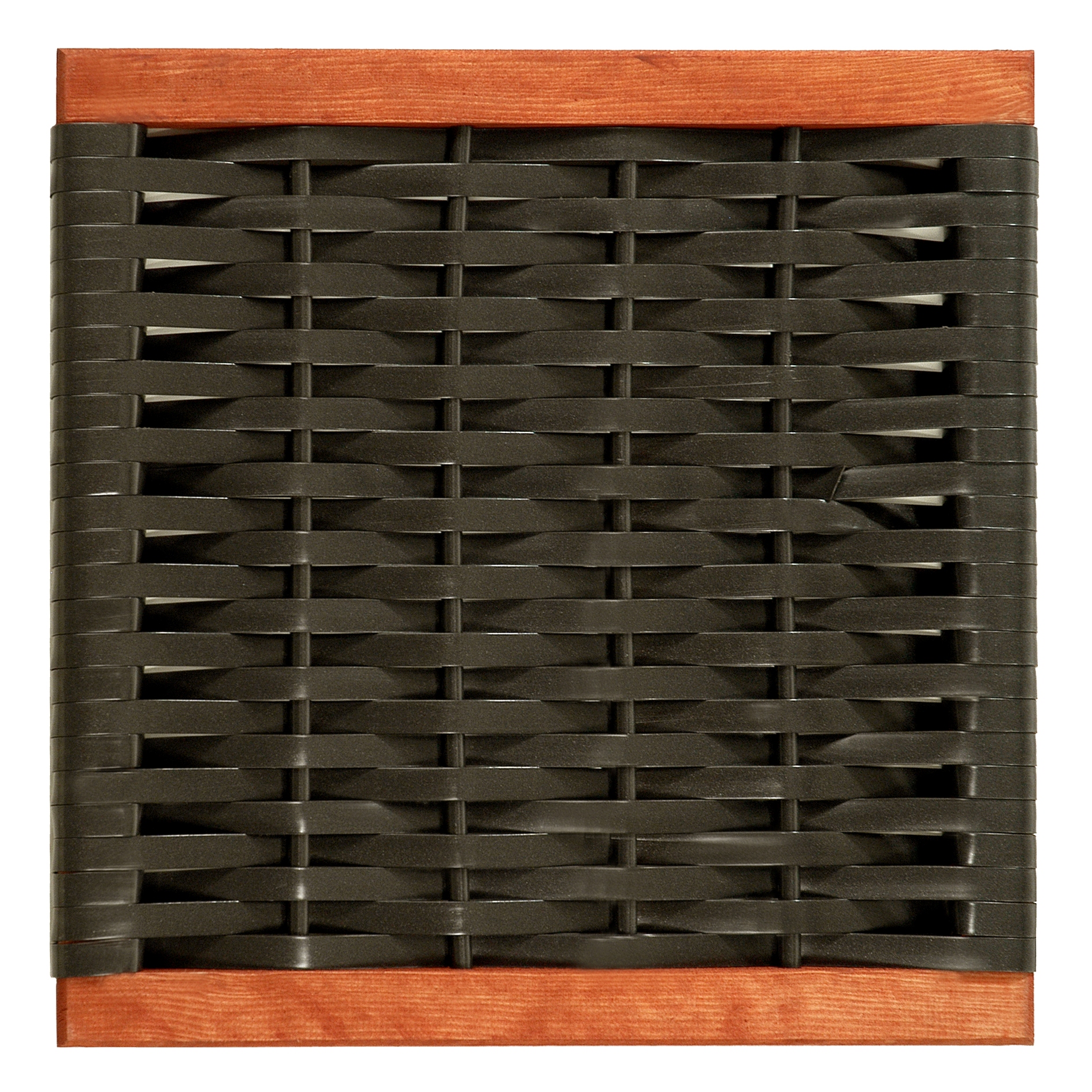 Muster Geflecht PVC anthrazit